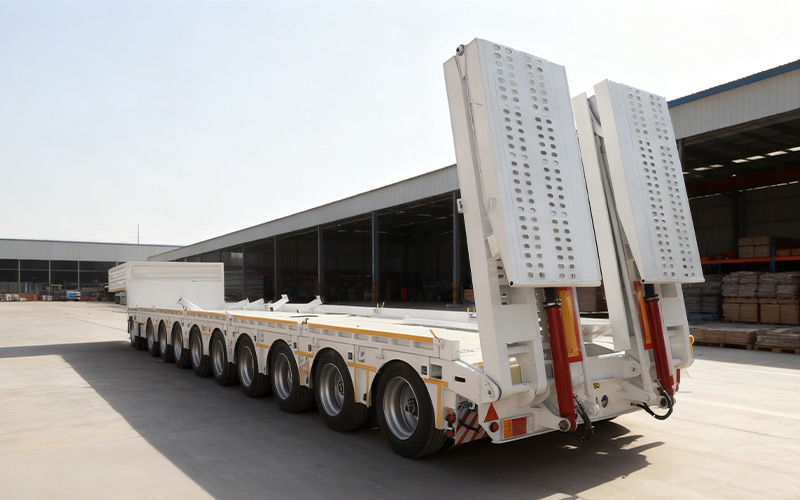 Multi-Axle Rear Tipping Semi-Trailer
