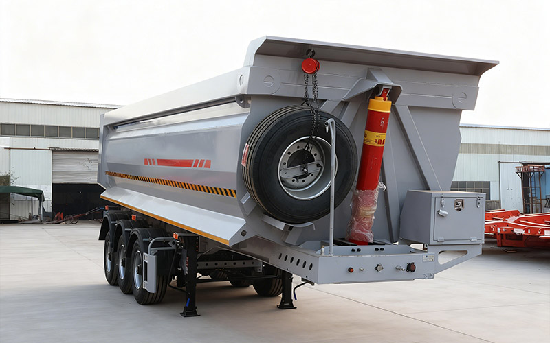 U-Shaped Rear Dump Semi-Trailer