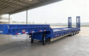 Heavy-Duty Lowboy Semi-Trailer
