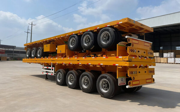 Heavy-Duty Flatbed Semi-Trailer