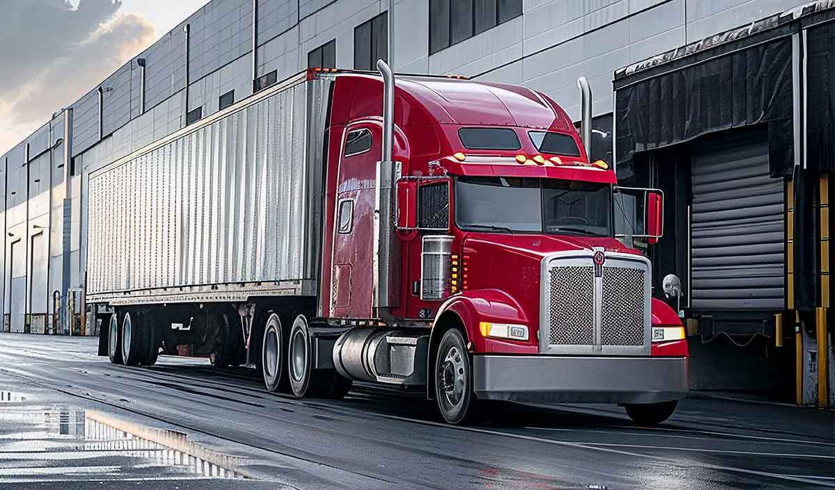 Side Curtain Trailer Loading Guide for Palletized Freight inspection