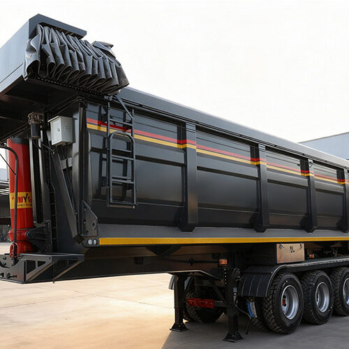 Multi-Axle Rear Tipping Semi-Trailer