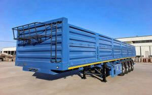 Heavy-Duty Stake-Side Semi-Trailer