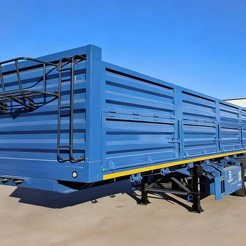 Heavy-Duty Stake-Side Semi-Trailer
