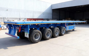 Heavy-Duty Flatbed Semi-Trailer
